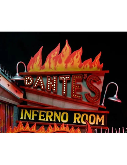Beetlejuice - Inferno Room Deluxe Set Diorama With Exclusive Beetlejuice Action Figure