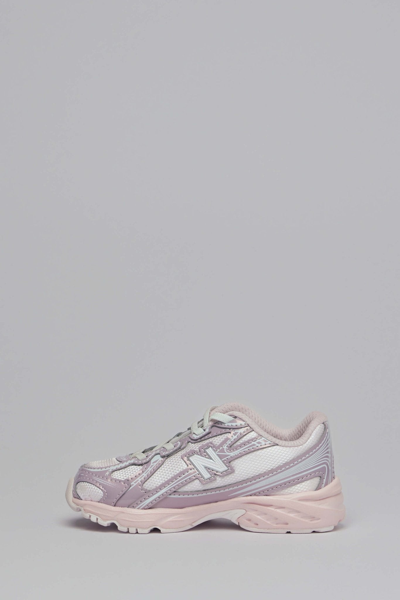 Kids Pink and White Low Top Sneakers