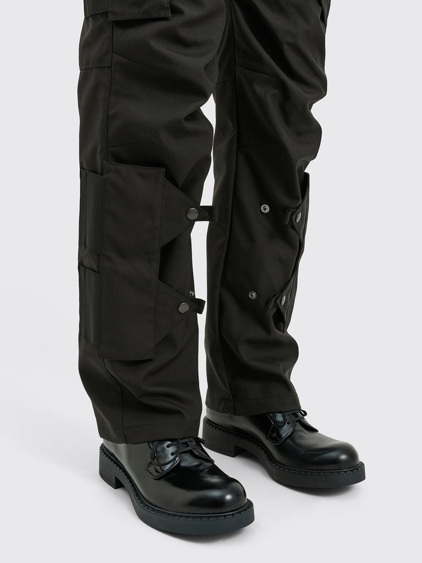 Olly Shinder Crocodile Shell Trouser Black