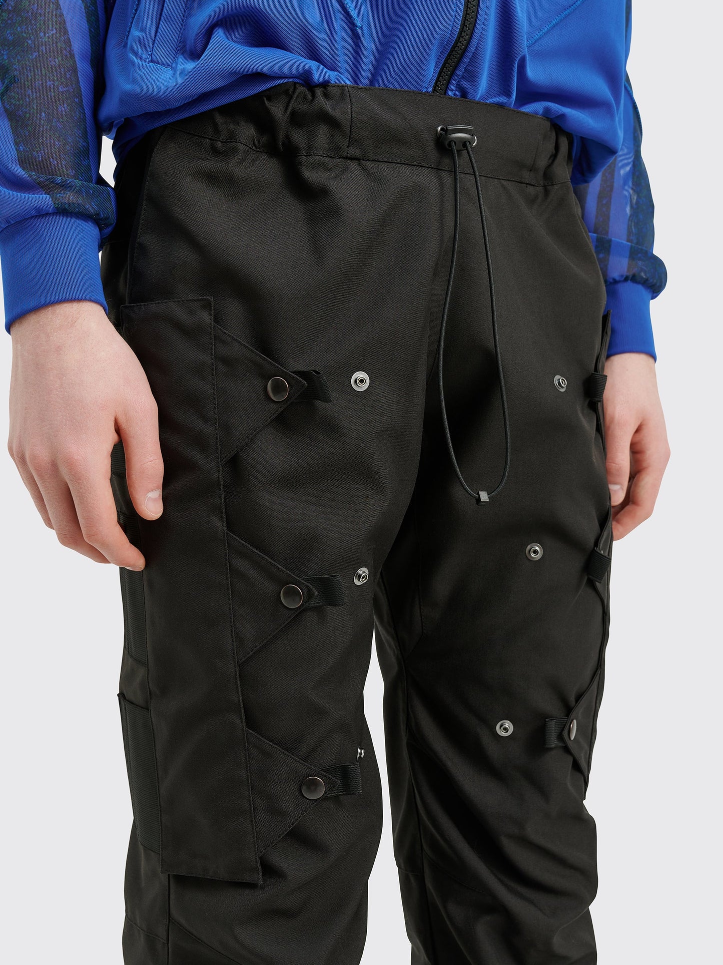 Olly Shinder Crocodile Shell Trouser Black