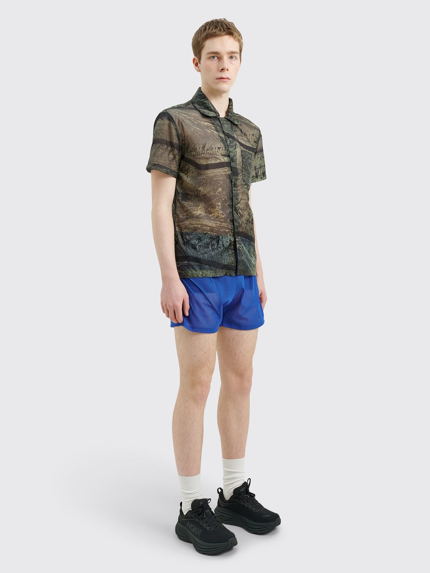 Olly Shinder Veins Sports Shorts Blue