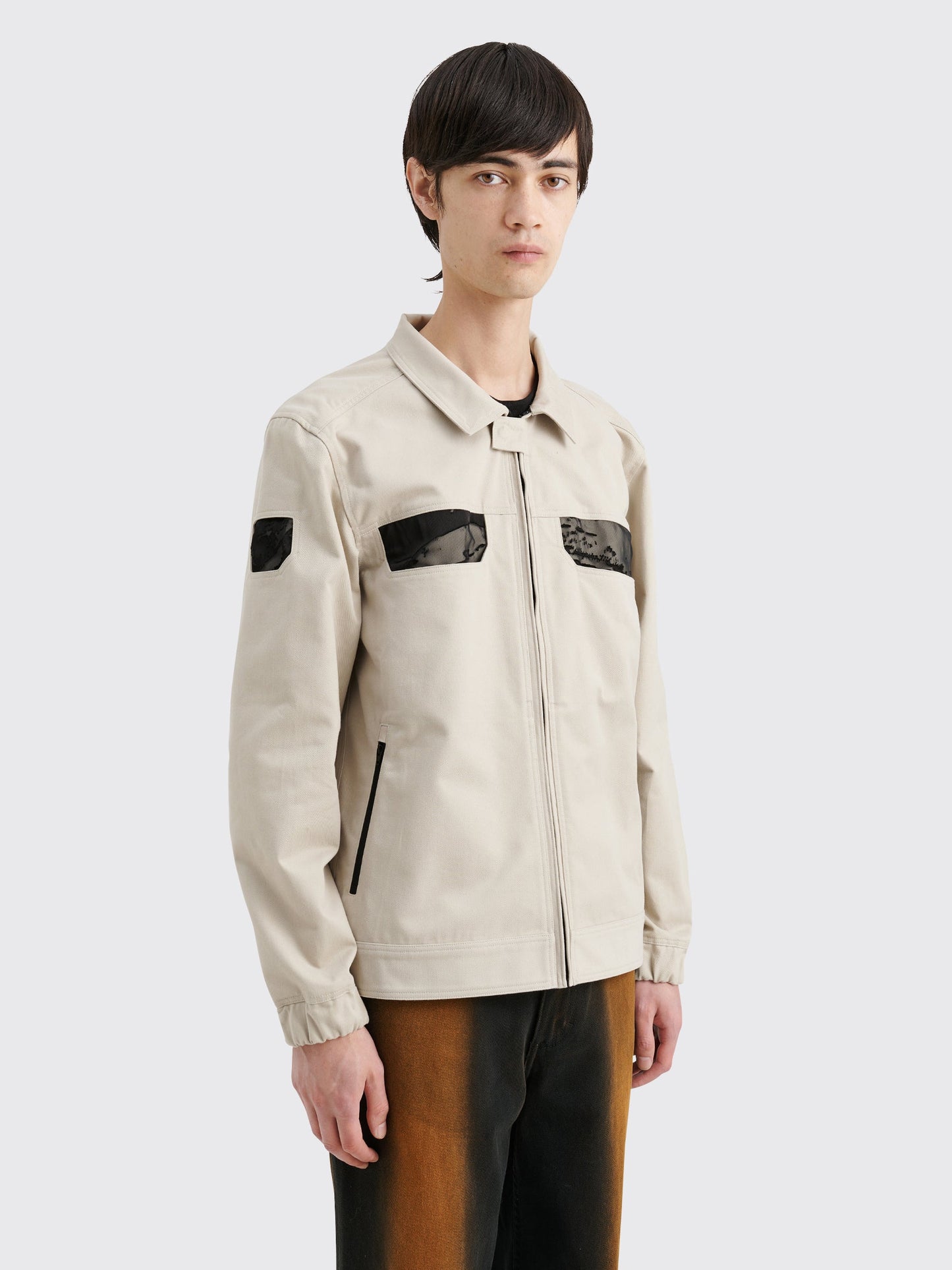 Olly Shinder Cotton Window Jacket Stone