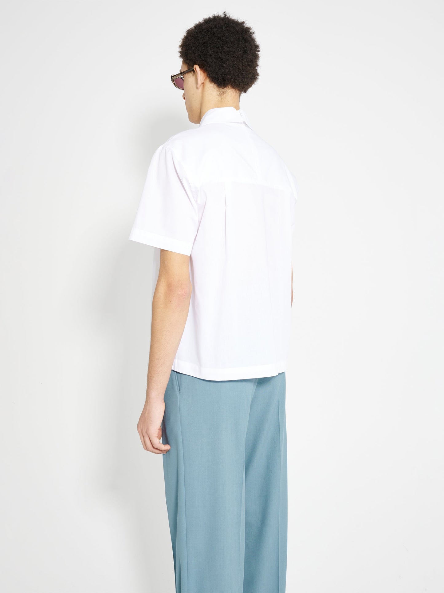 Olly Shinder Vanishing Tie Shirt White