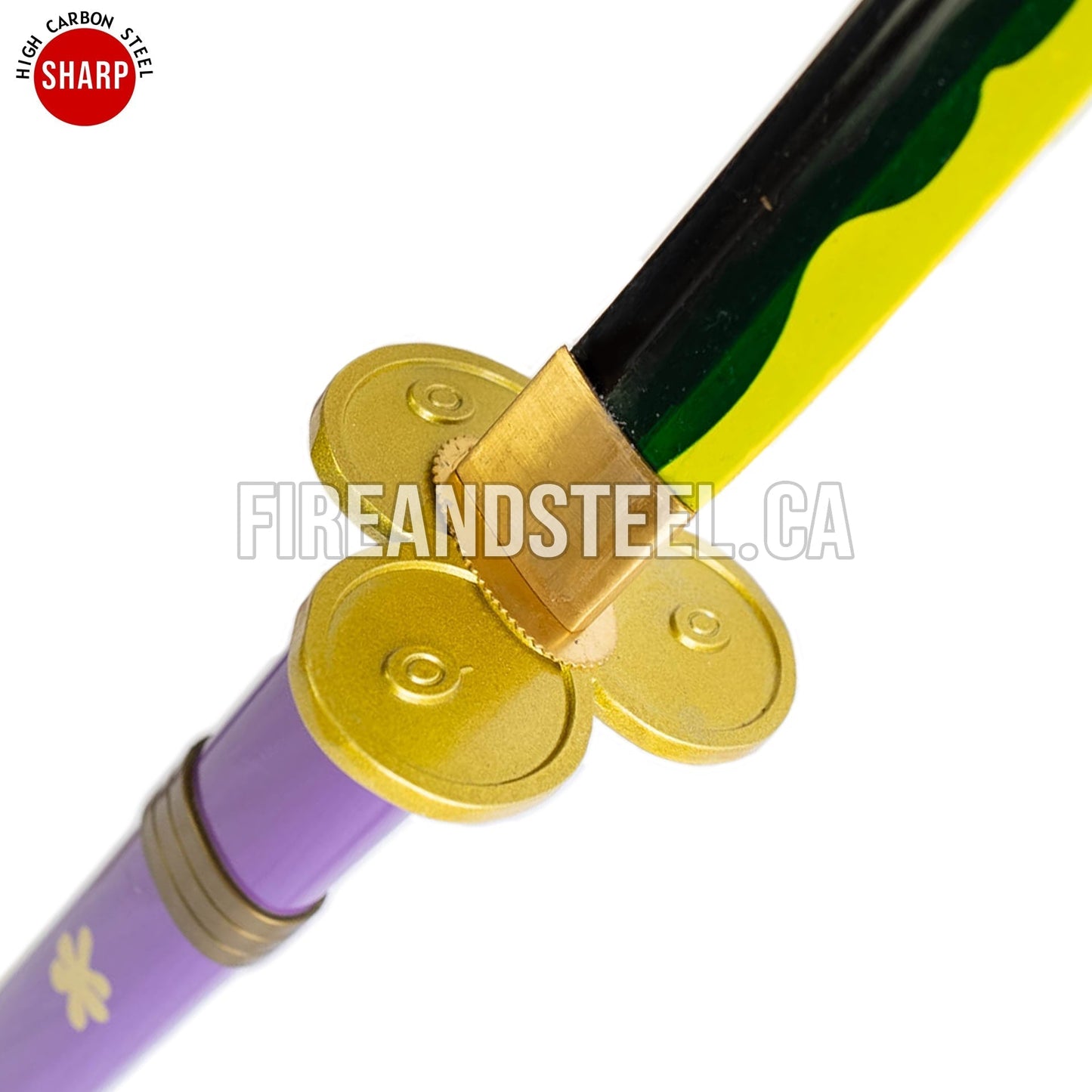 Roronoa Zoro's Purple "Enma" Katana Anime Version (Battle Ready)