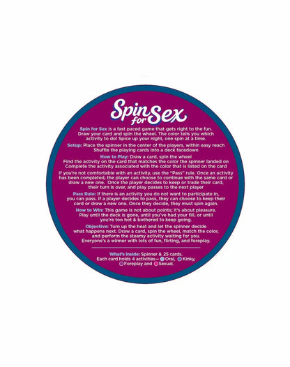 Spin For Sex Game – Intimacy and Excitement Bedroom Game