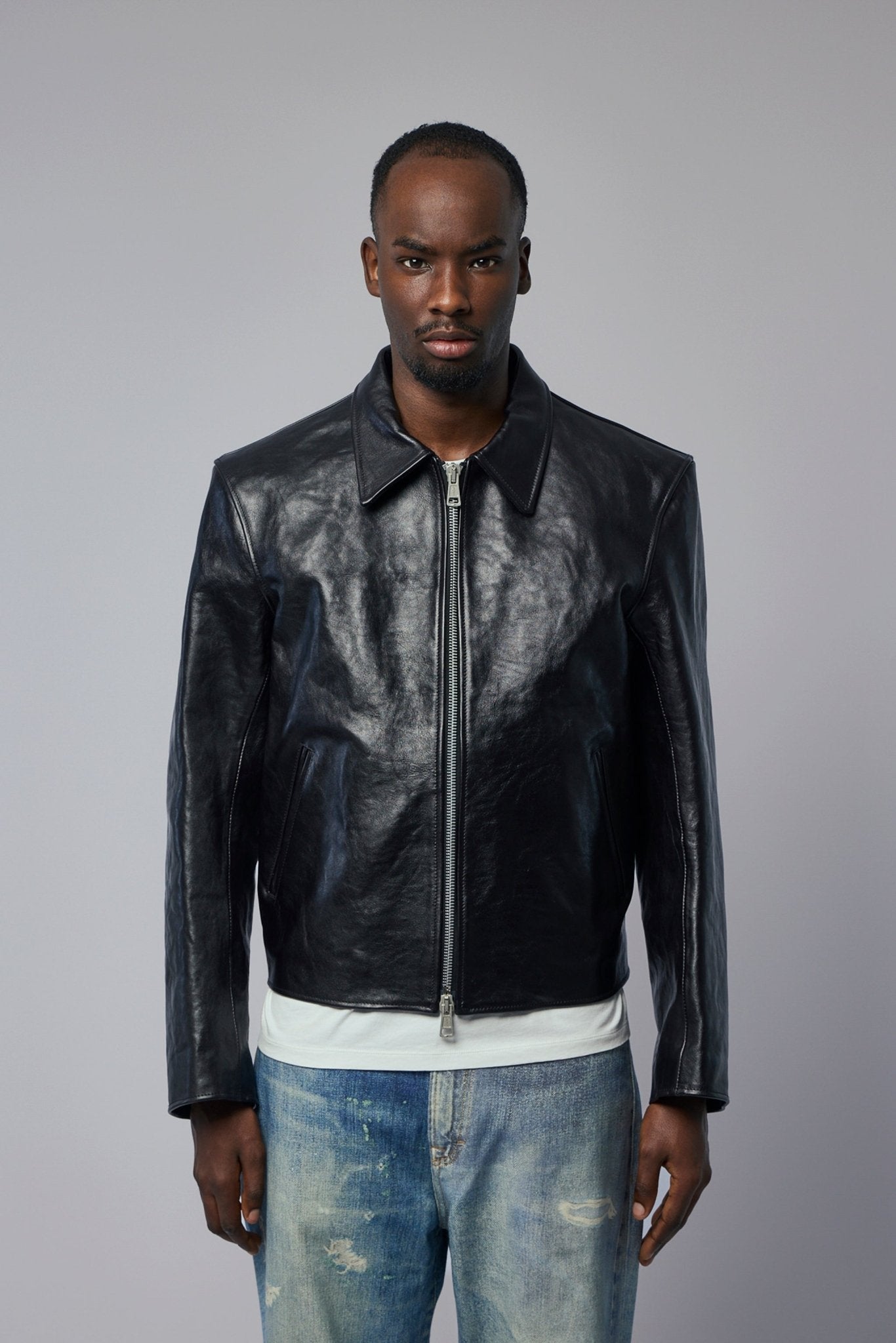 Leather Mini Jacket