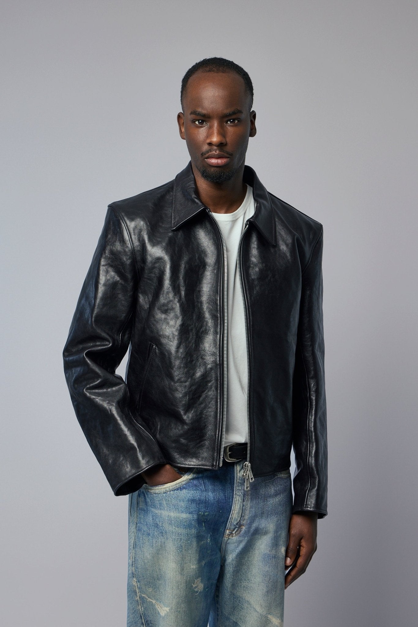 Leather Mini Jacket