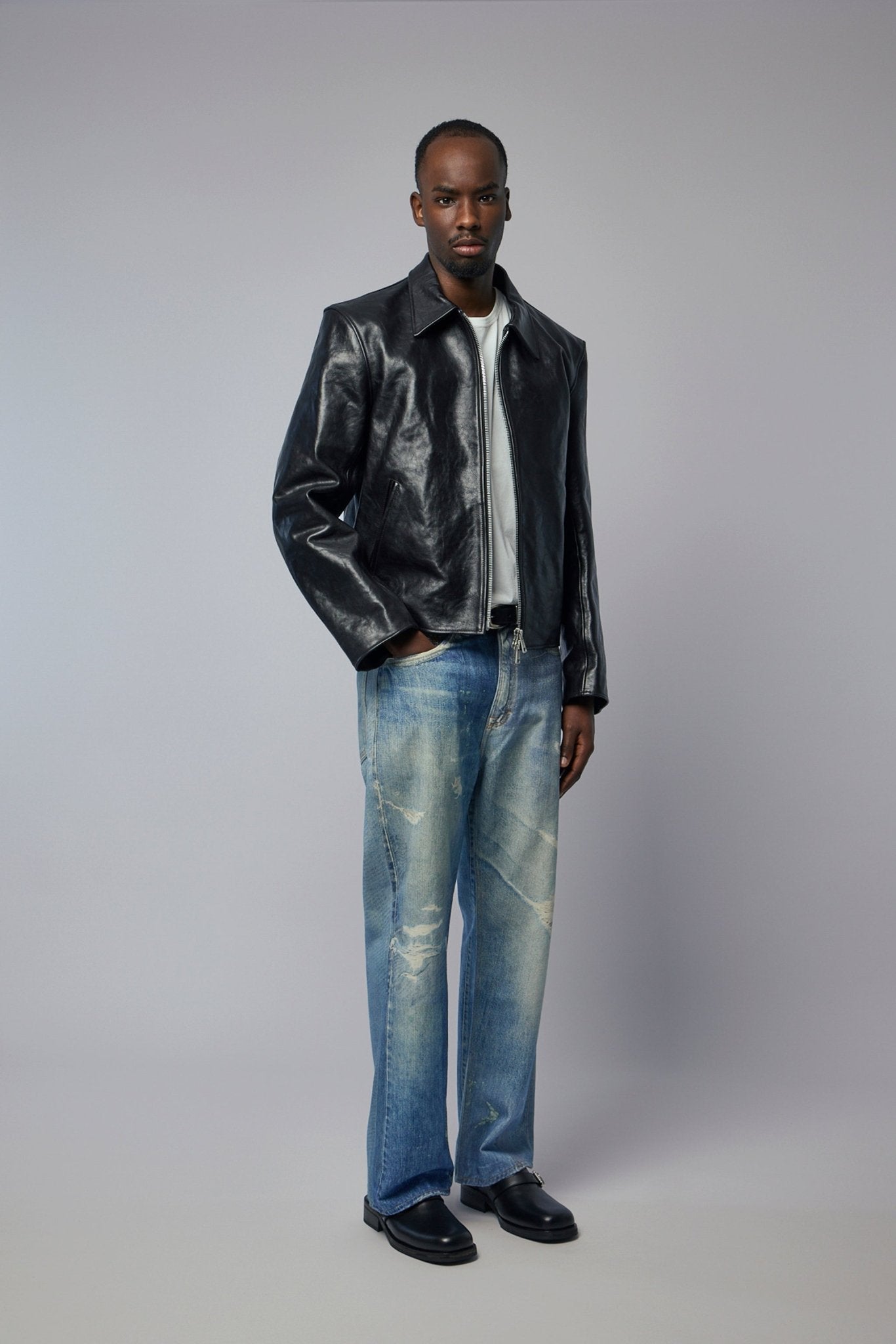 Leather Mini Jacket
