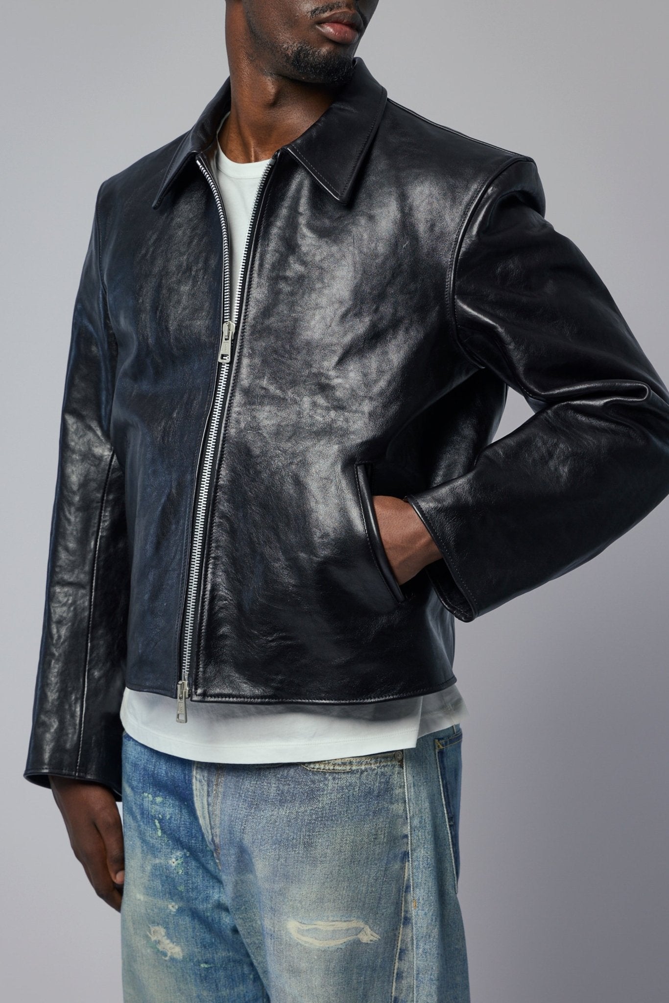 Leather Mini Jacket