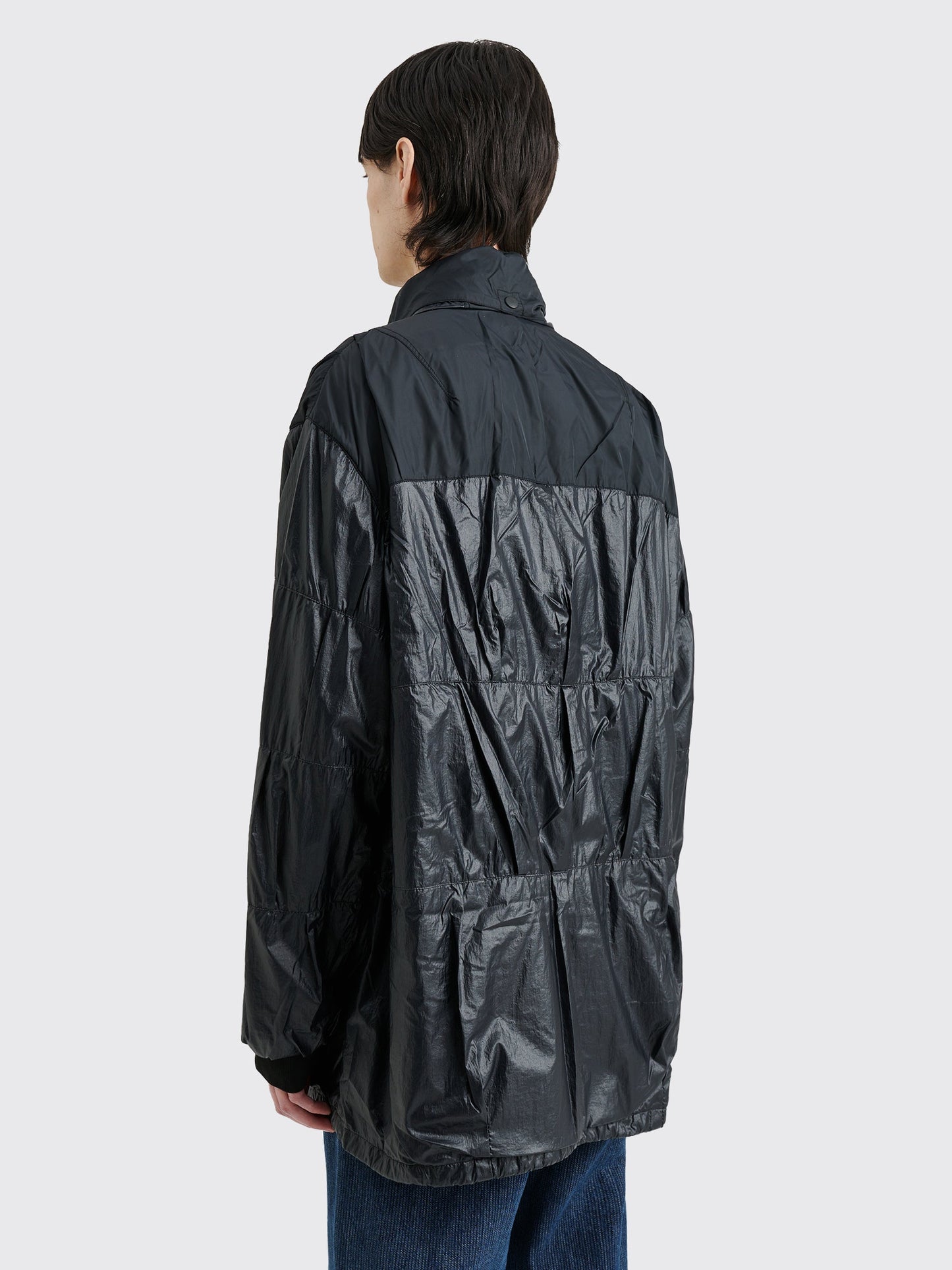 Our Legacy Exhaust Puffa Black Rubberized Nylon