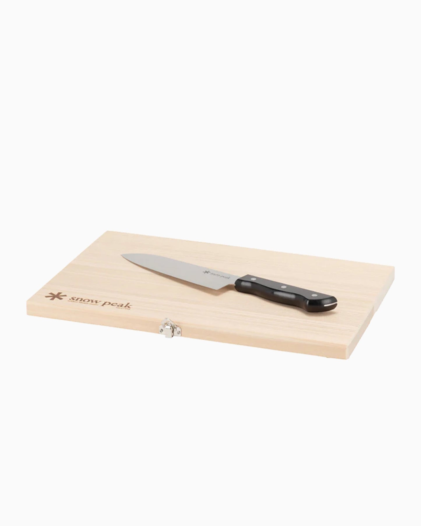Cuchillo de cocina + Tabla de cortar Snow Peak