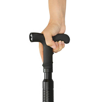 Zap Cane: Hidden Style Stun Gun & LED Flashlight, Rechargeable