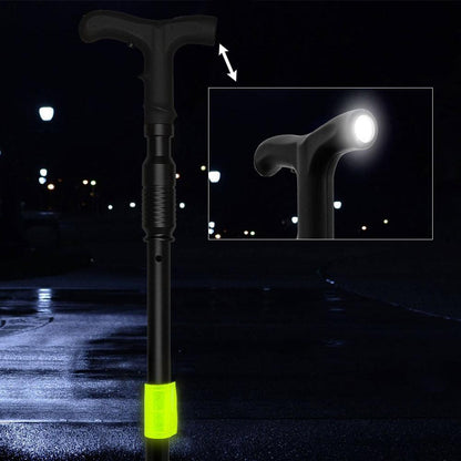 Zap Cane: Hidden Style Stun Gun & LED Flashlight, Rechargeable