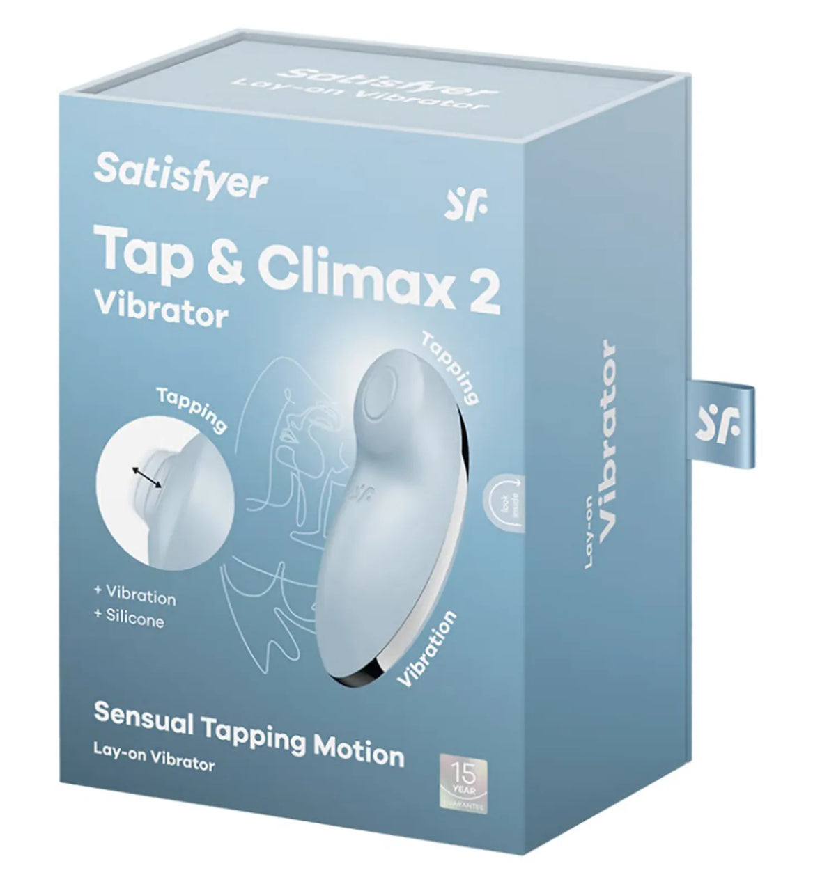 Tap and Climax 2 – Silicone Clitoral Vibrator with Vibration and Tapping