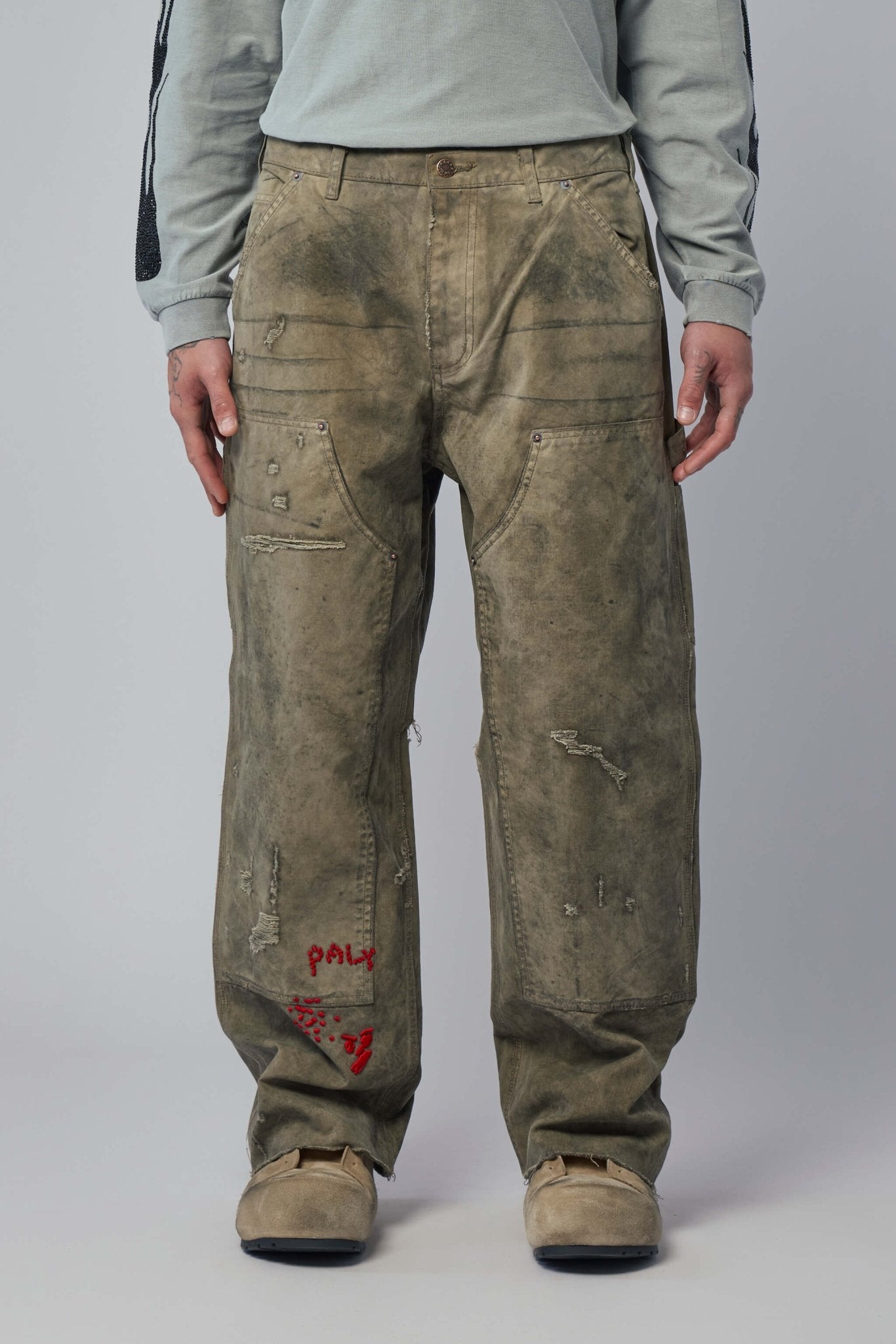 Been Thru It Waxed Canvas Dbl Knee Pant