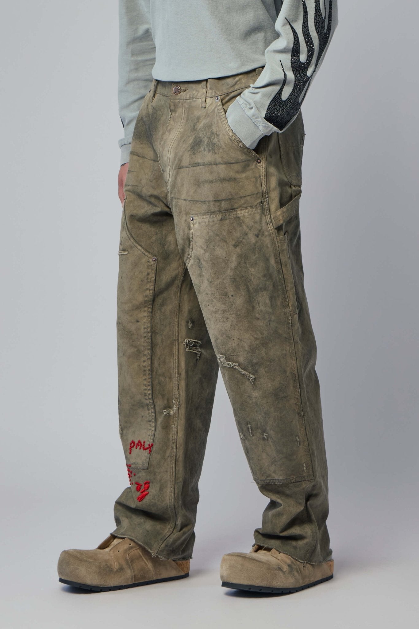 Been Thru It Waxed Canvas Dbl Knee Pant