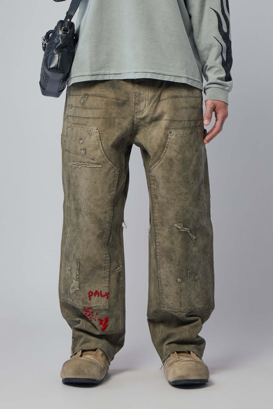 Been Thru It Waxed Canvas Dbl Knee Pant