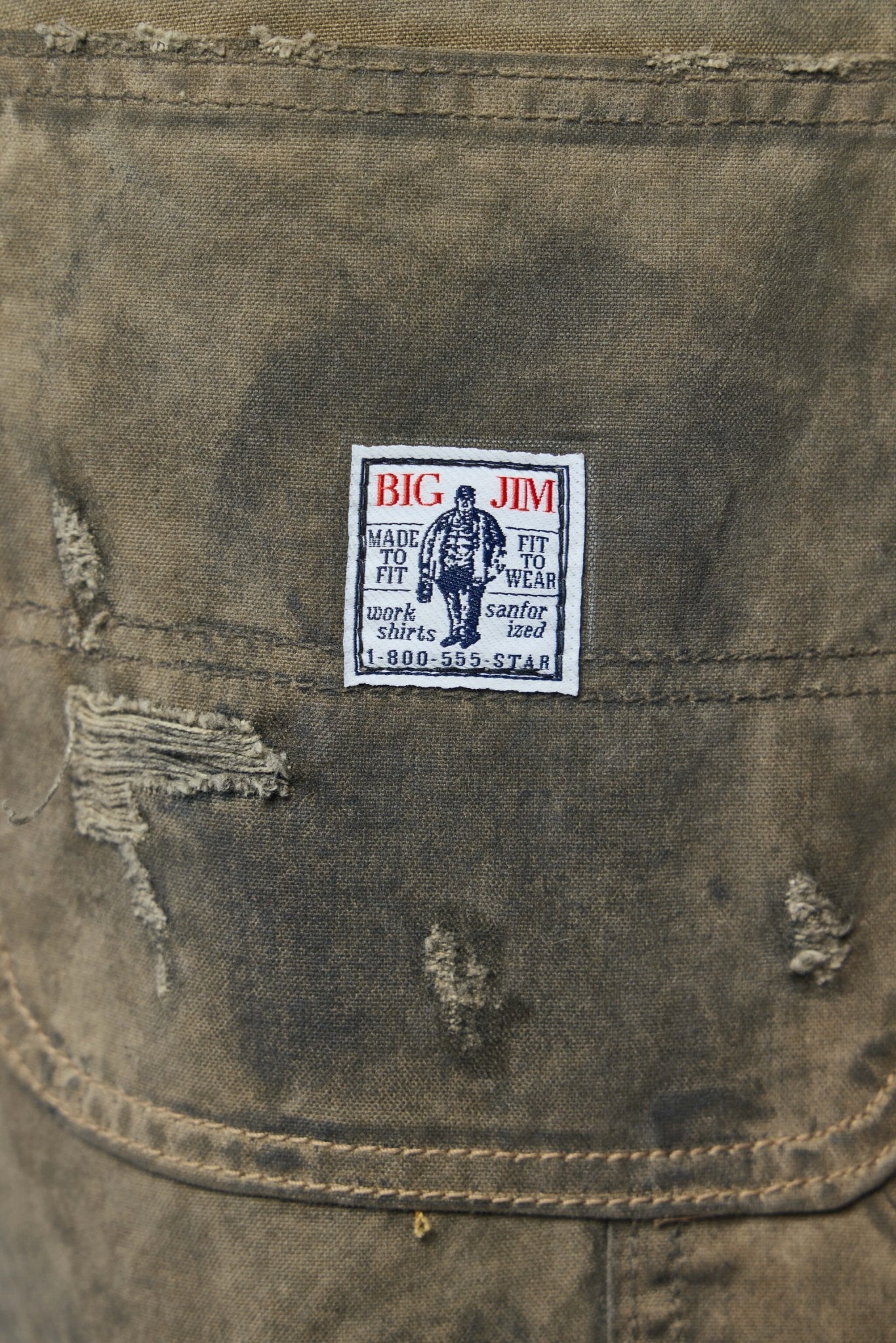 Been Thru It Waxed Canvas Dbl Knee Pant