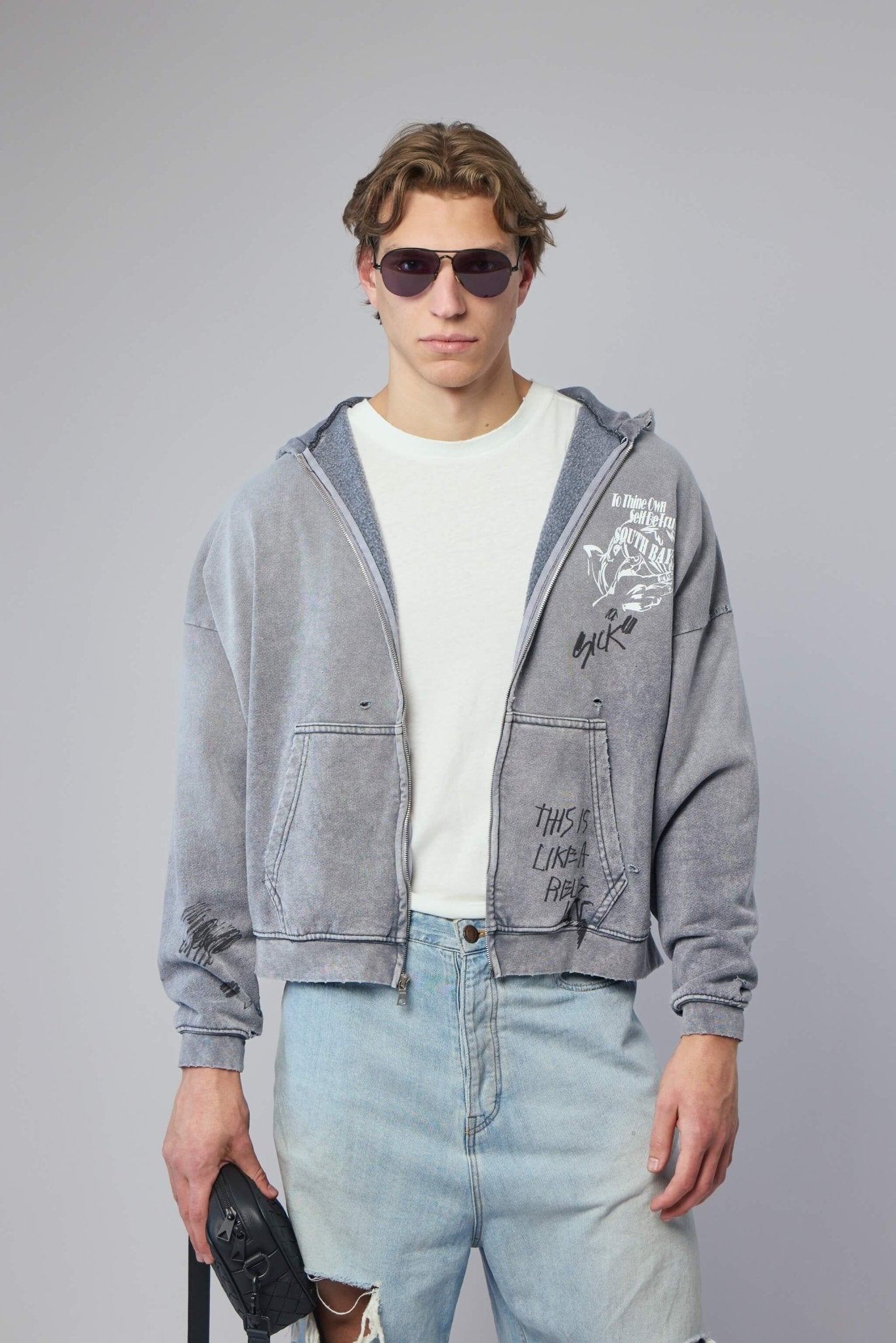 Carrying The Message Zip Hoodie