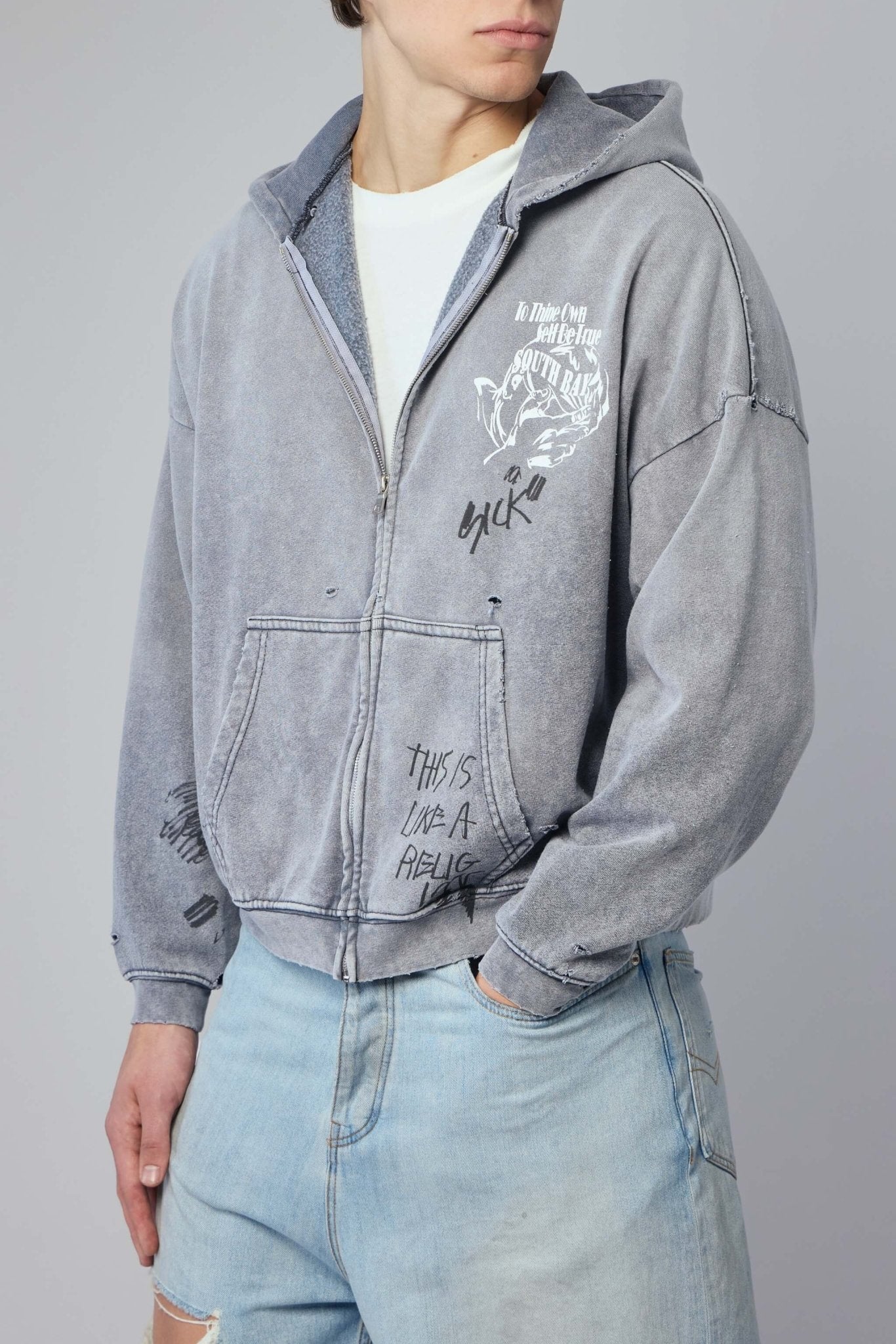 Carrying The Message Zip Hoodie