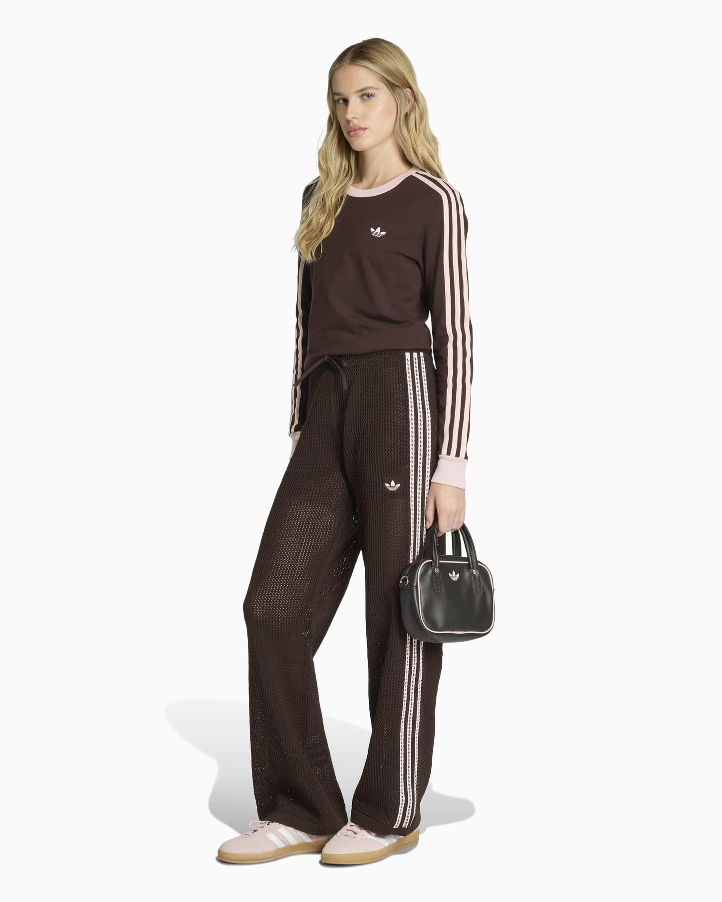 Pantalones de chandal adidas Originals Firebird Knitted Crochet para mujer