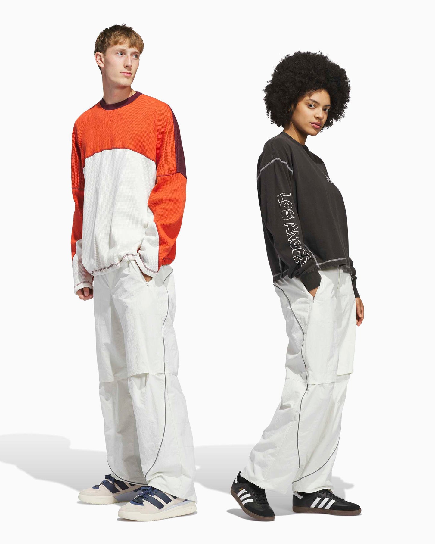 Pantalones Relaxed adidas Originals Los Angeles Airdrome Shield Pants Unisex