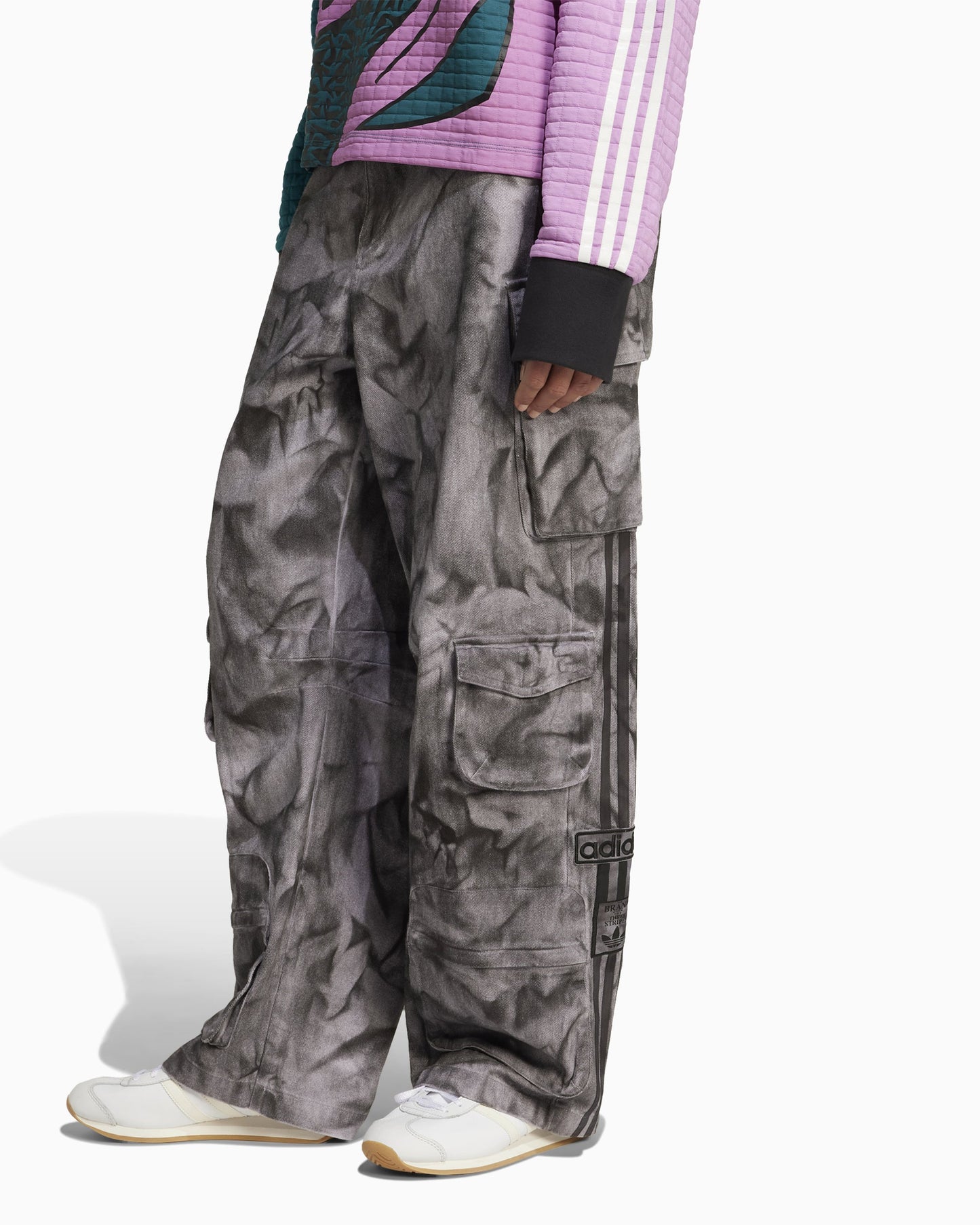 Pantalones Cargo Relaxed adidas Originals Women's Premium XXL Print Cargo Pants para mujer
