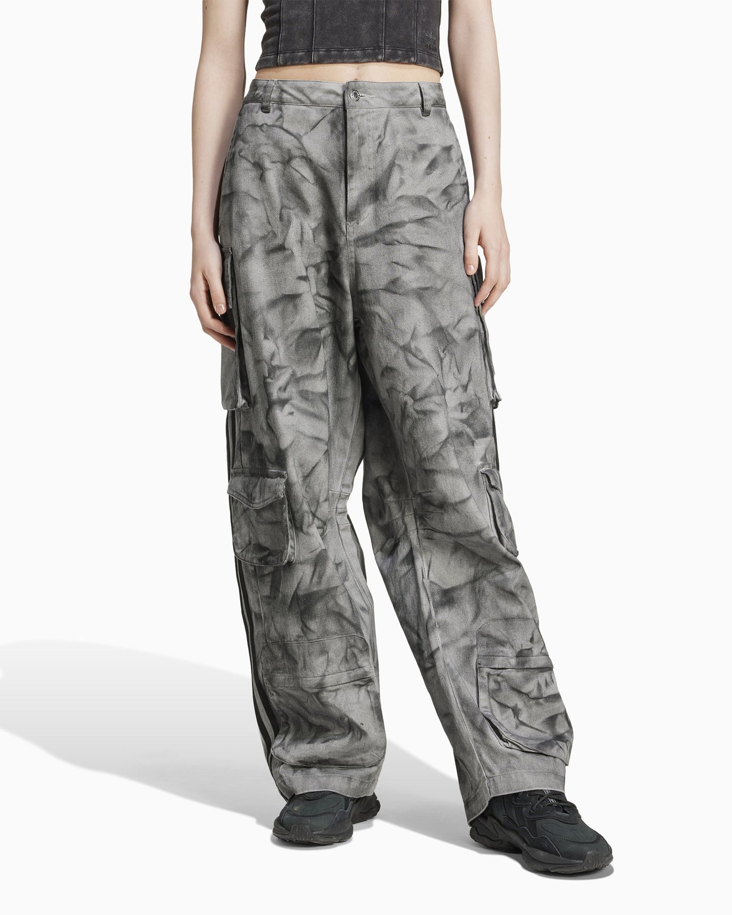 Pantalones Cargo Relaxed adidas Originals Women's Premium XXL Print Cargo Pants para mujer