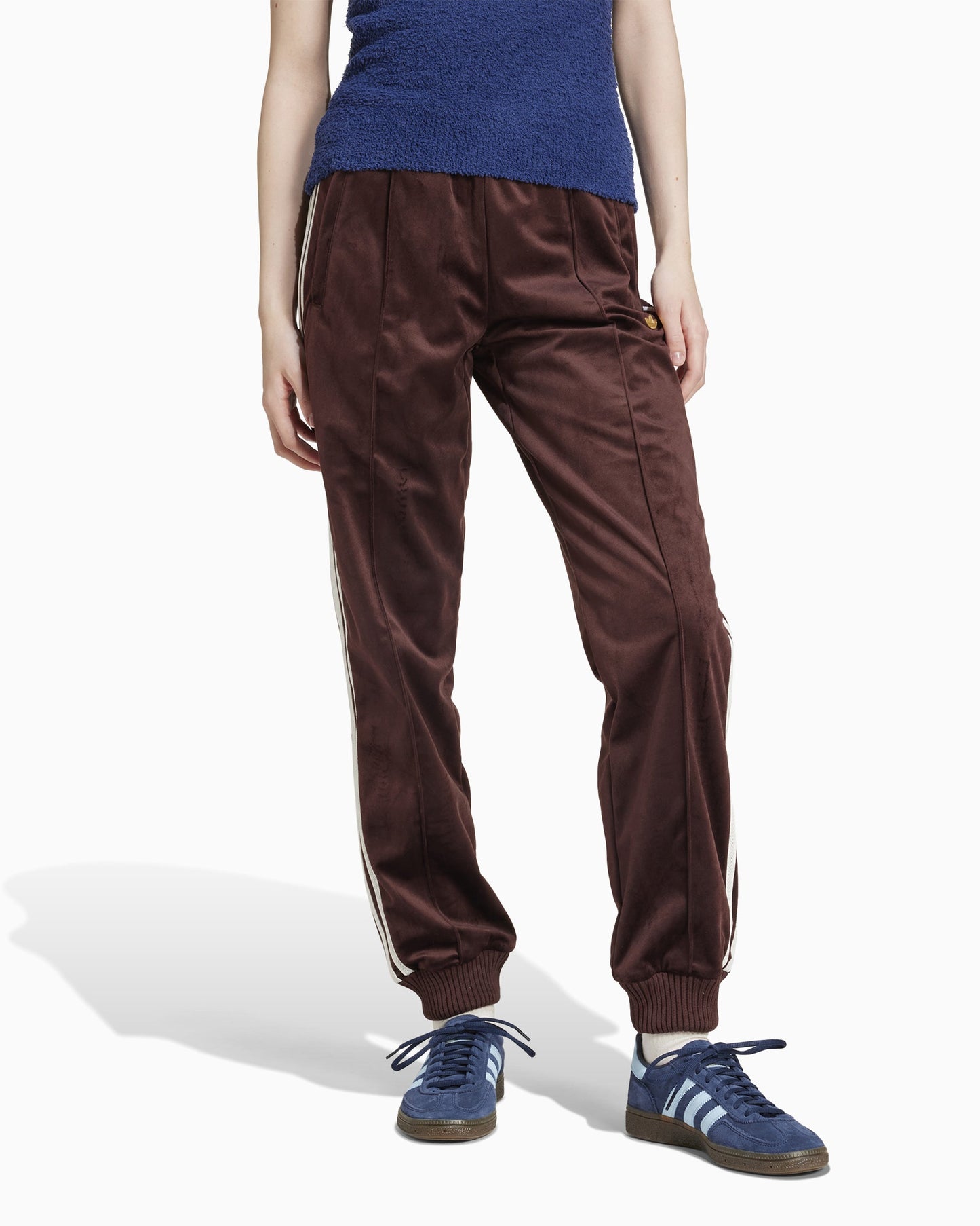Pantalones de chandal Slim adidas Originals Women's Velvet Track Pants para mujer