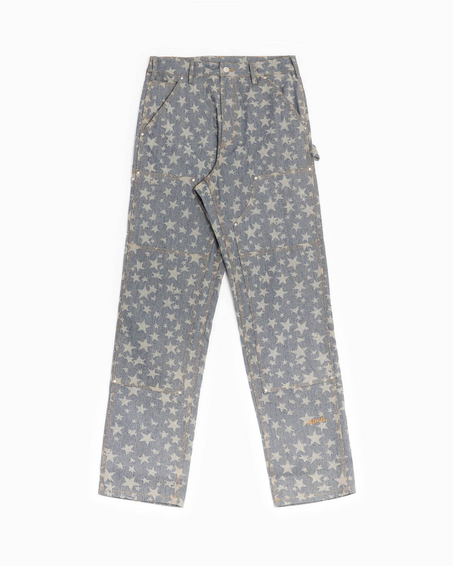 Pantalones Advisory Board Crystals Abc. Crystal Rivet Men's Double Knee Pants para hombre