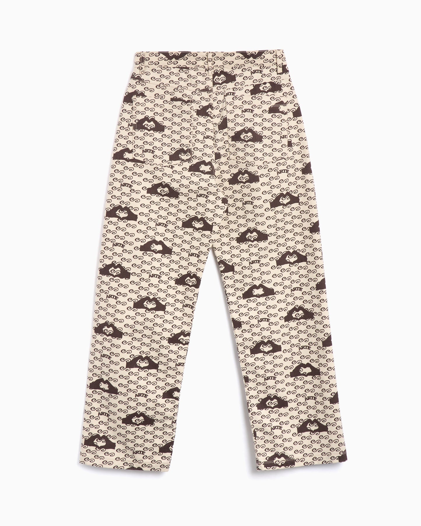Pantalones Arte Antwerp Hand Heart Men's Printed Pants para hombre