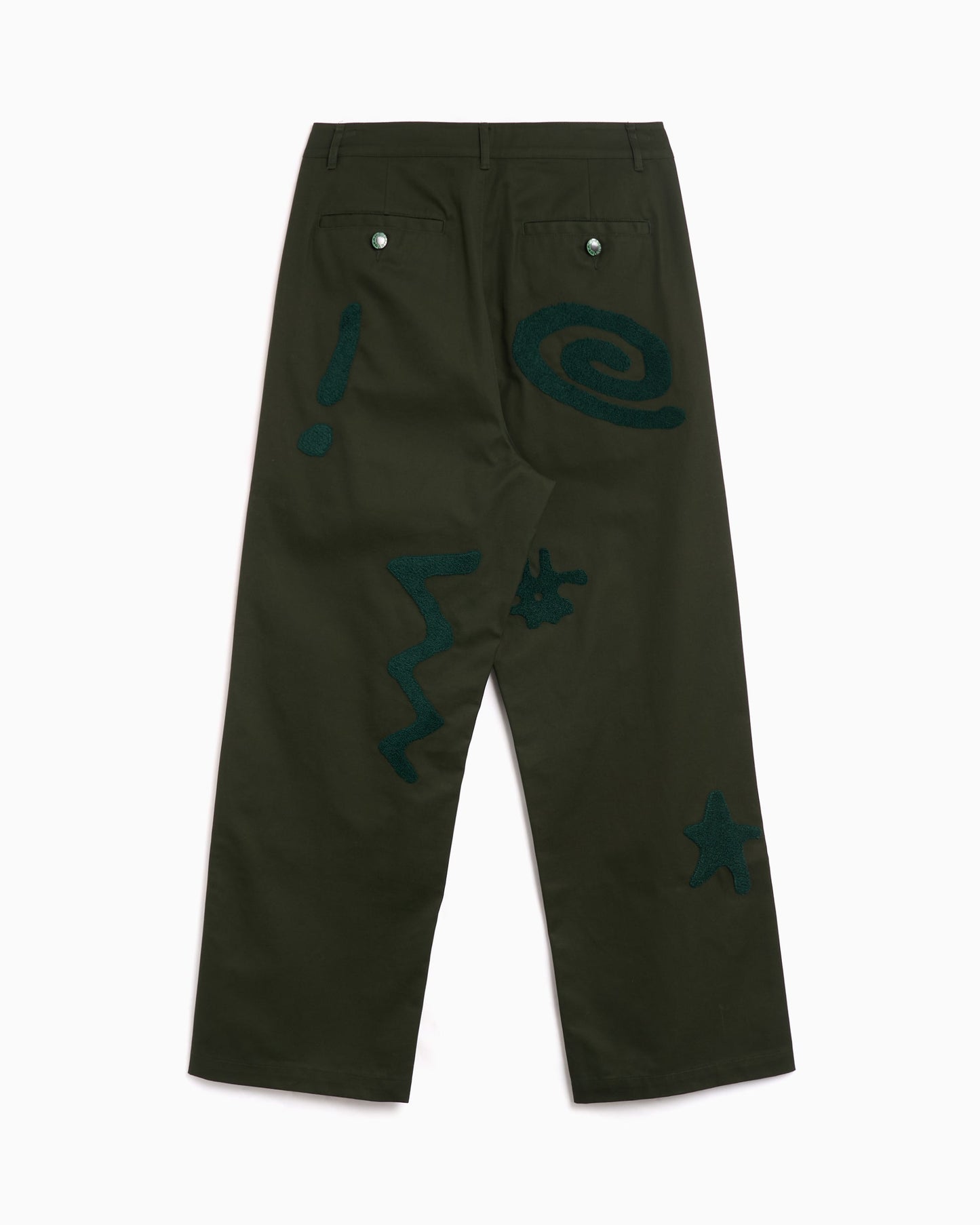 Pantalones Brain Dead Chenille Symbols Four Pocket Men's Pants para hombre