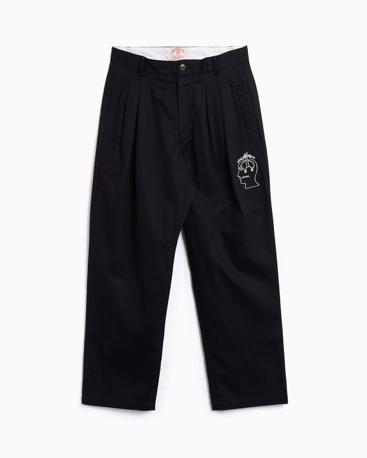 Pantalones chinos Straight Brain Dead x Brooks Brothers Pleated para hombre