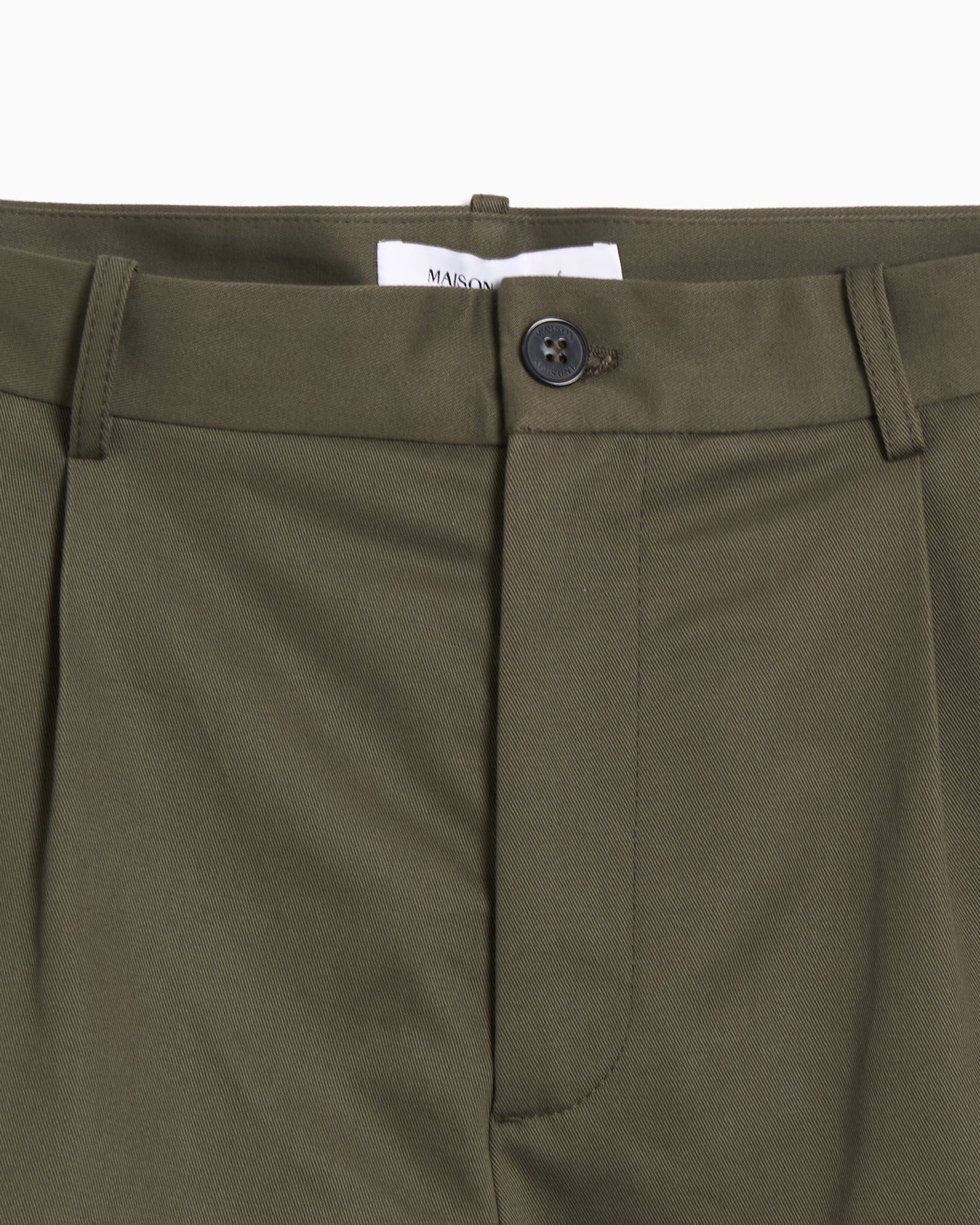Pantalones chinos Relaxed Maison Kitsuné Pleated para hombre