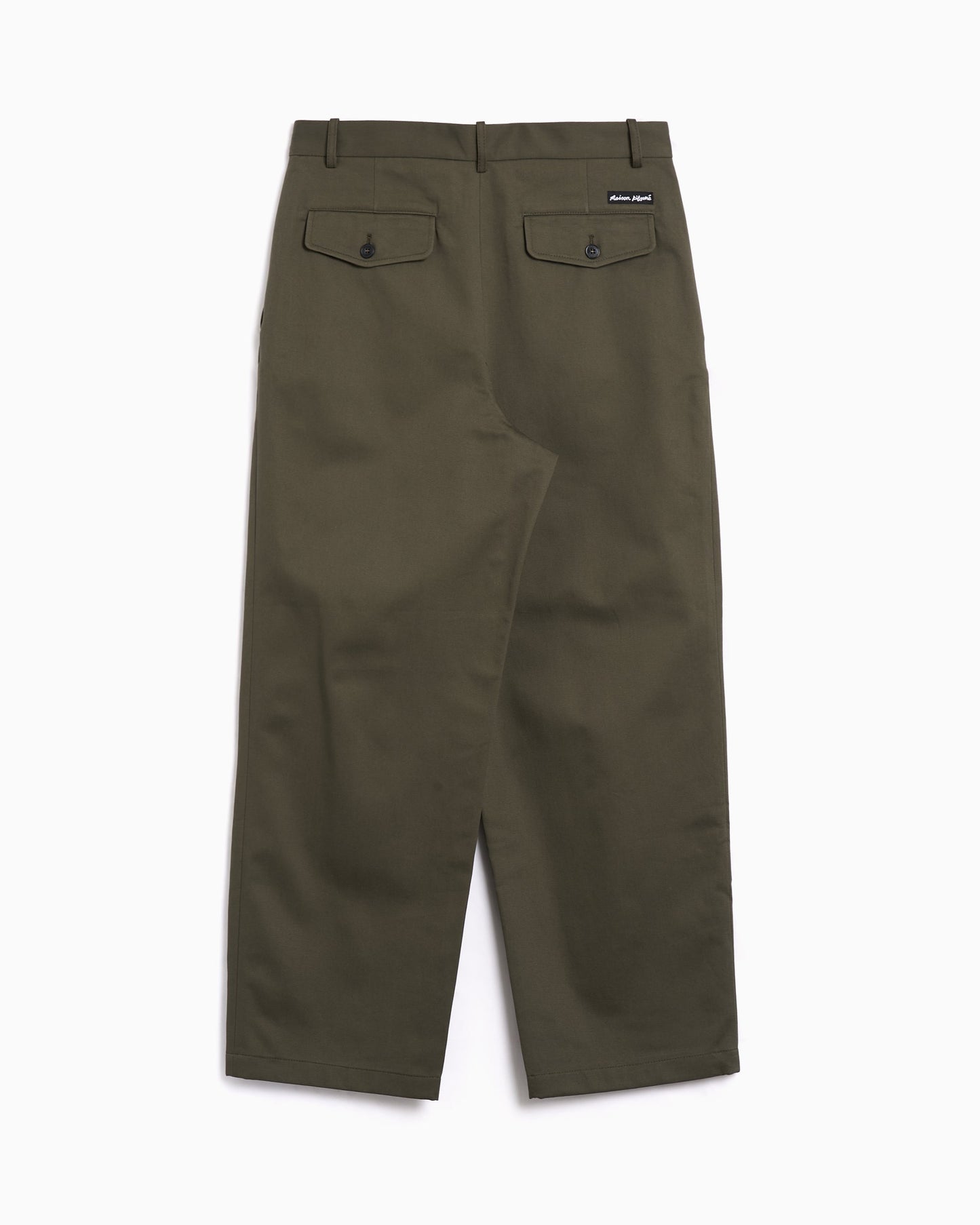 Pantalones chinos Relaxed Maison Kitsuné Pleated para hombre