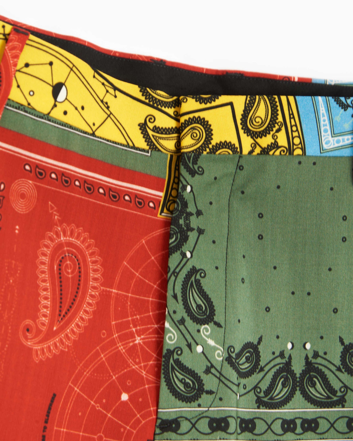 Pantalones Marcelo Burlon Bandana Men's Allover Printed Straight Leg Pants para hombre