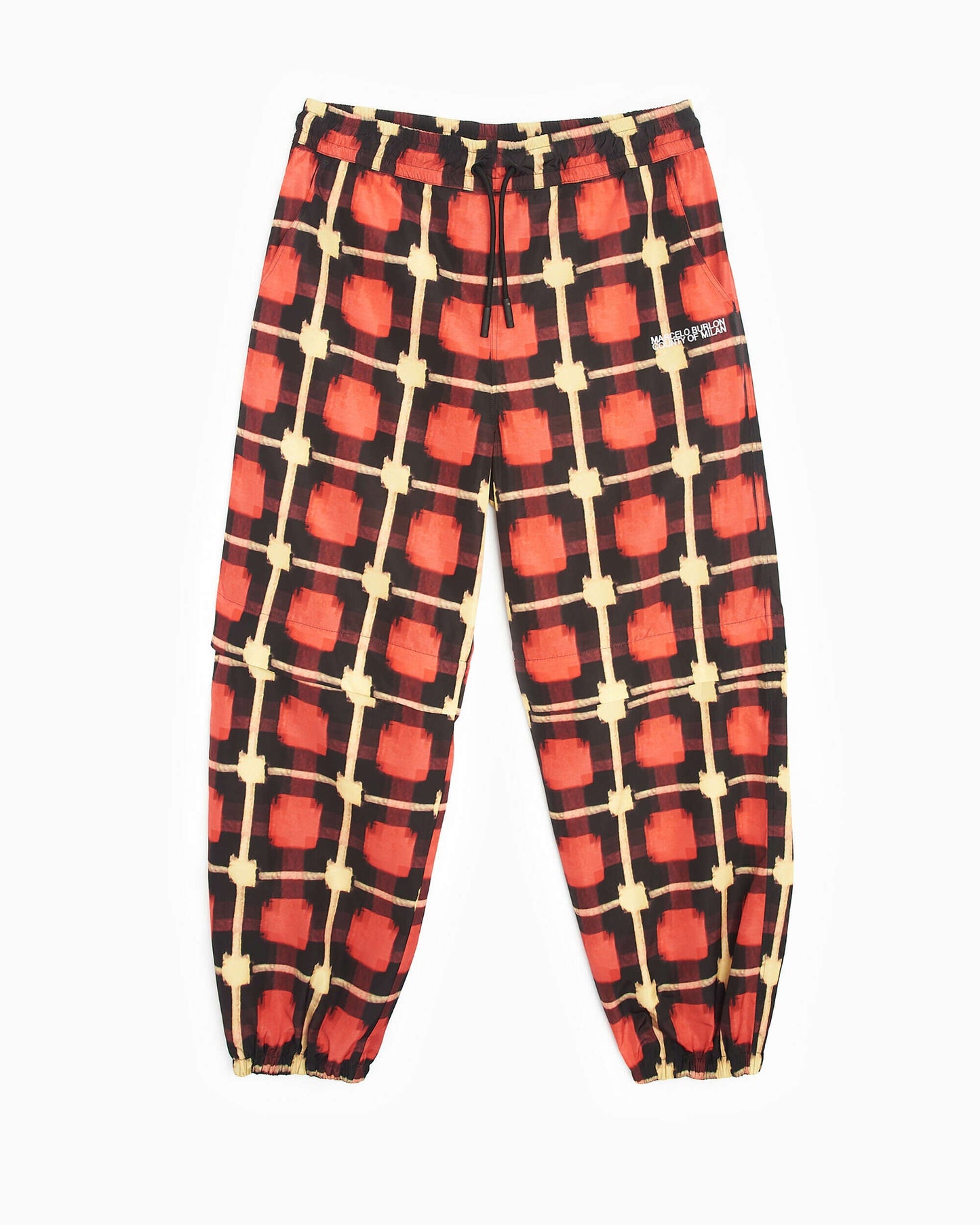 Pantalones Marcelo Burlon Logo Check Nylon Men's Jogger Pants para hombre