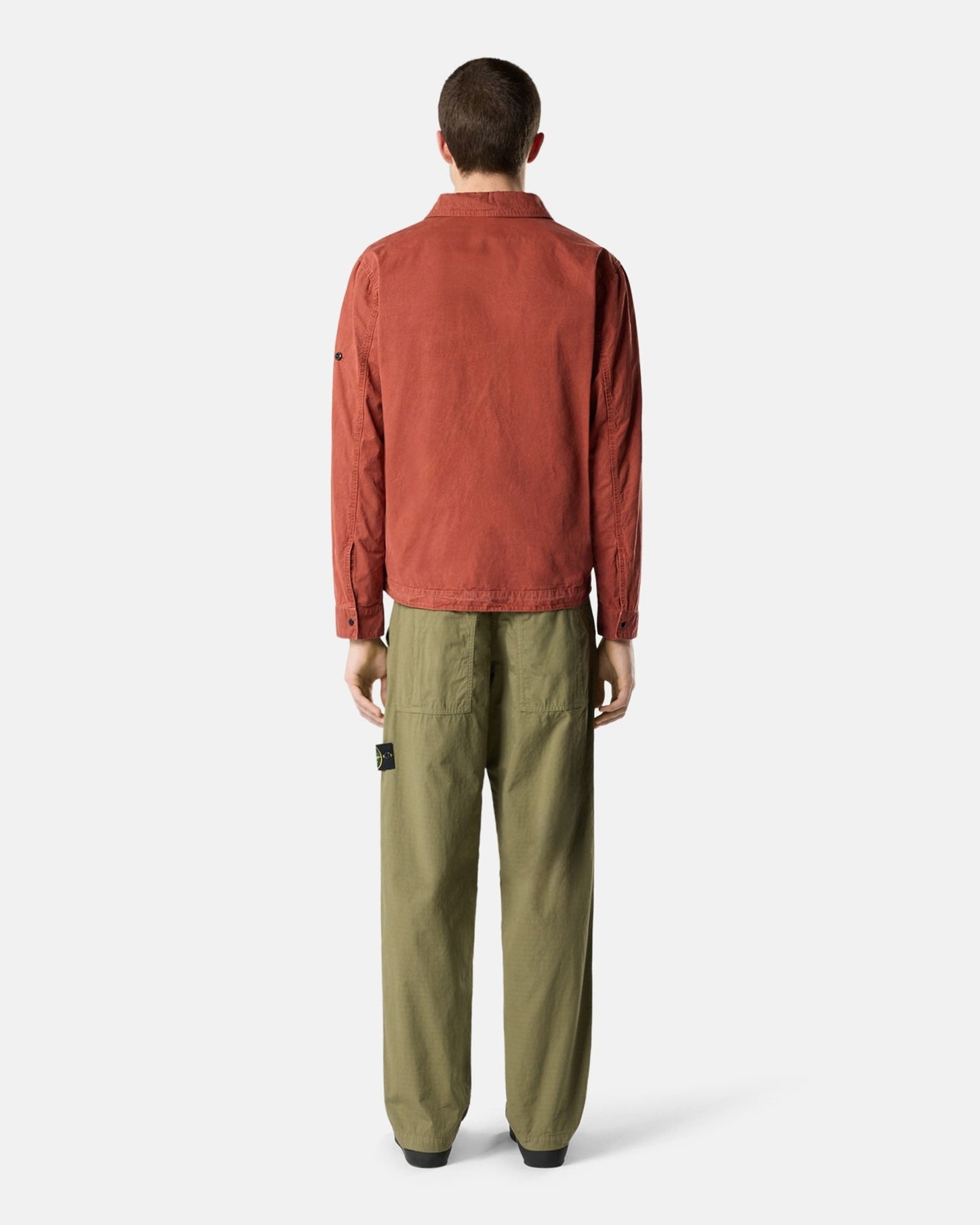 Pantalones chinos Relaxed Stone Island Mercerised Cotton Ripstop para hombre