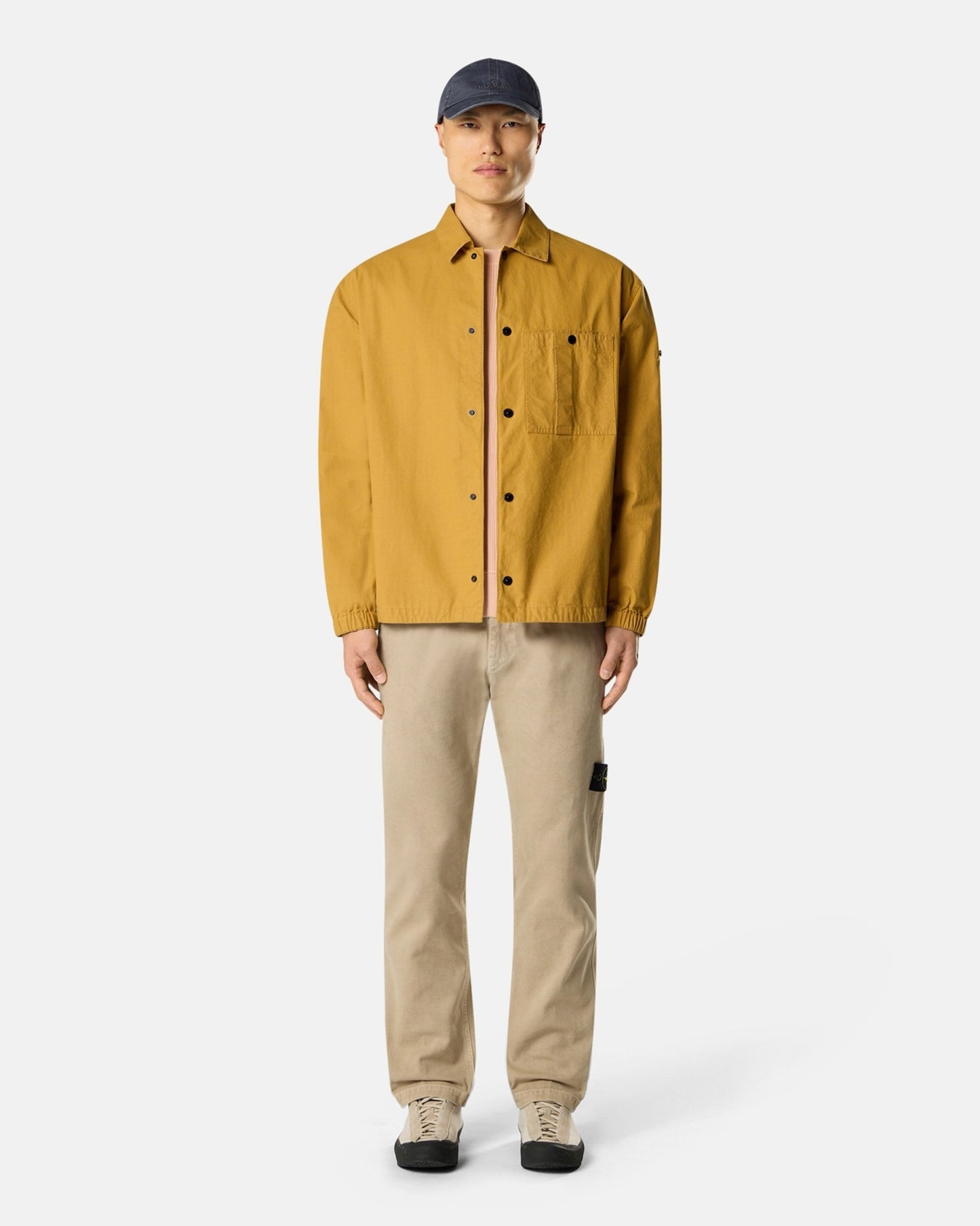 Pantalones chinos Stone Island Panama Cotton "Old" Effect para hombre