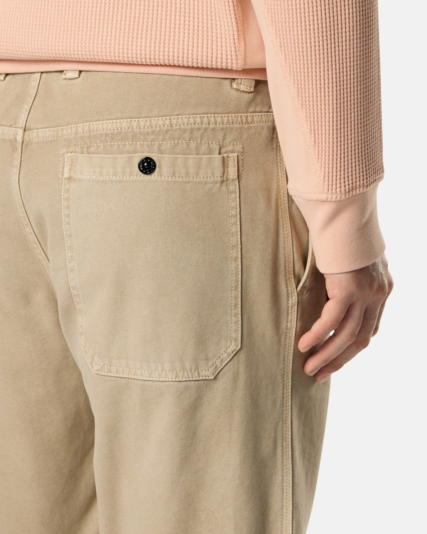 Pantalones chinos Stone Island Panama Cotton "Old" Effect para hombre