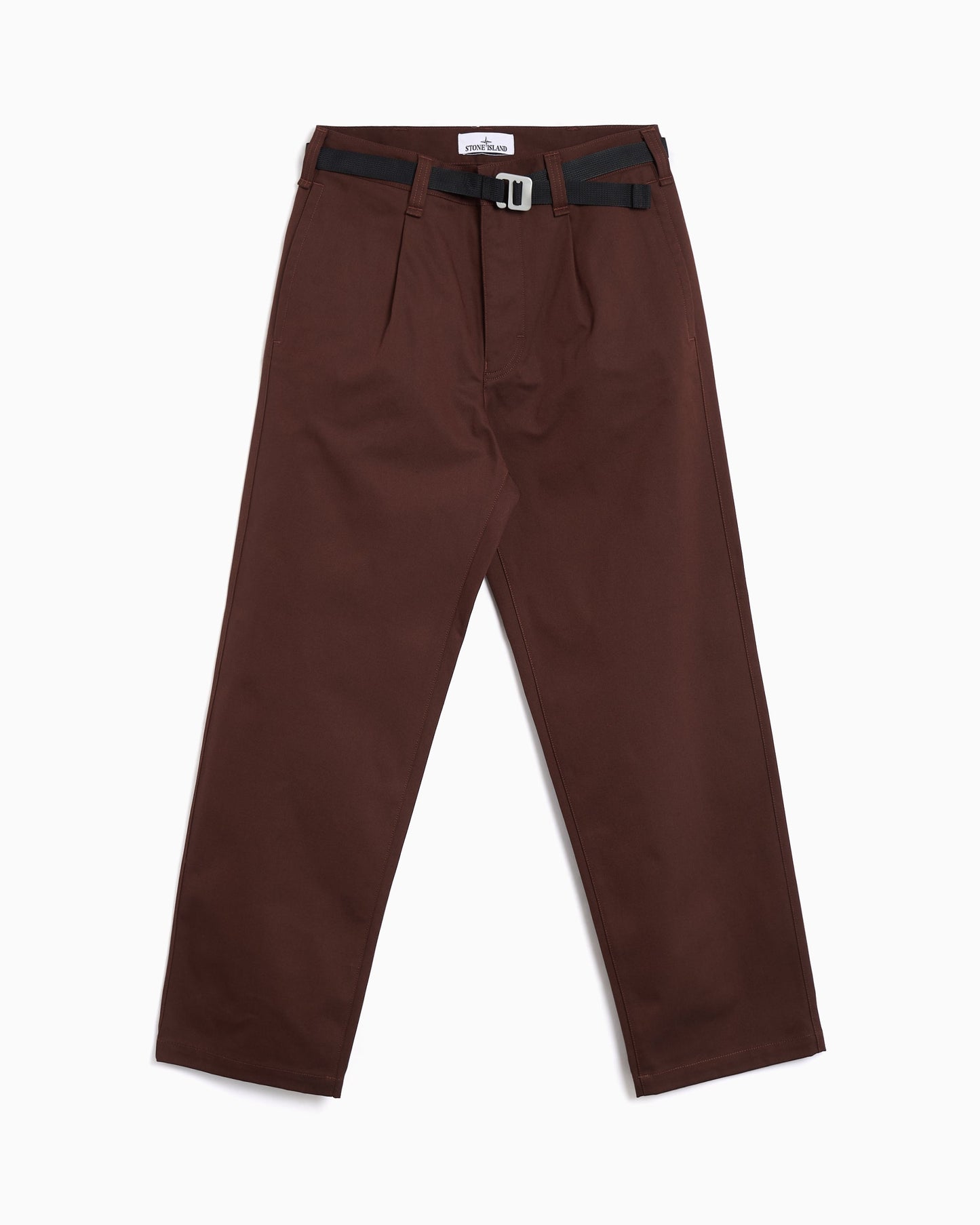 Pantalones chinos Stone Island Strech Gabardine Marina para hombre
