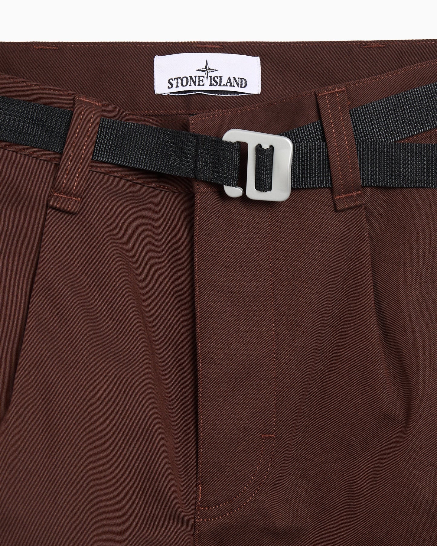 Pantalones chinos Stone Island Strech Gabardine Marina para hombre