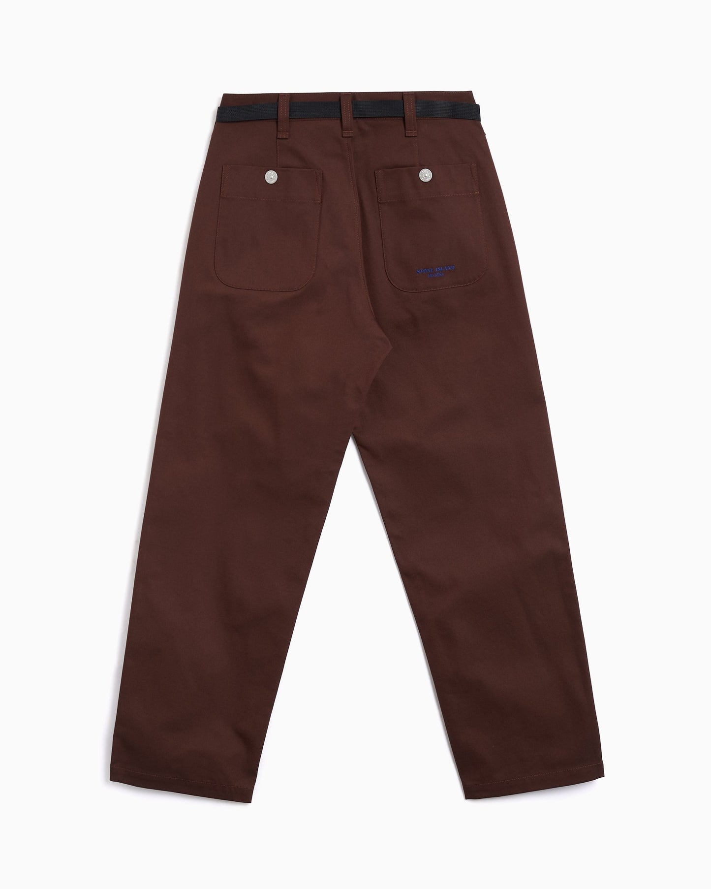 Pantalones chinos Stone Island Strech Gabardine Marina para hombre