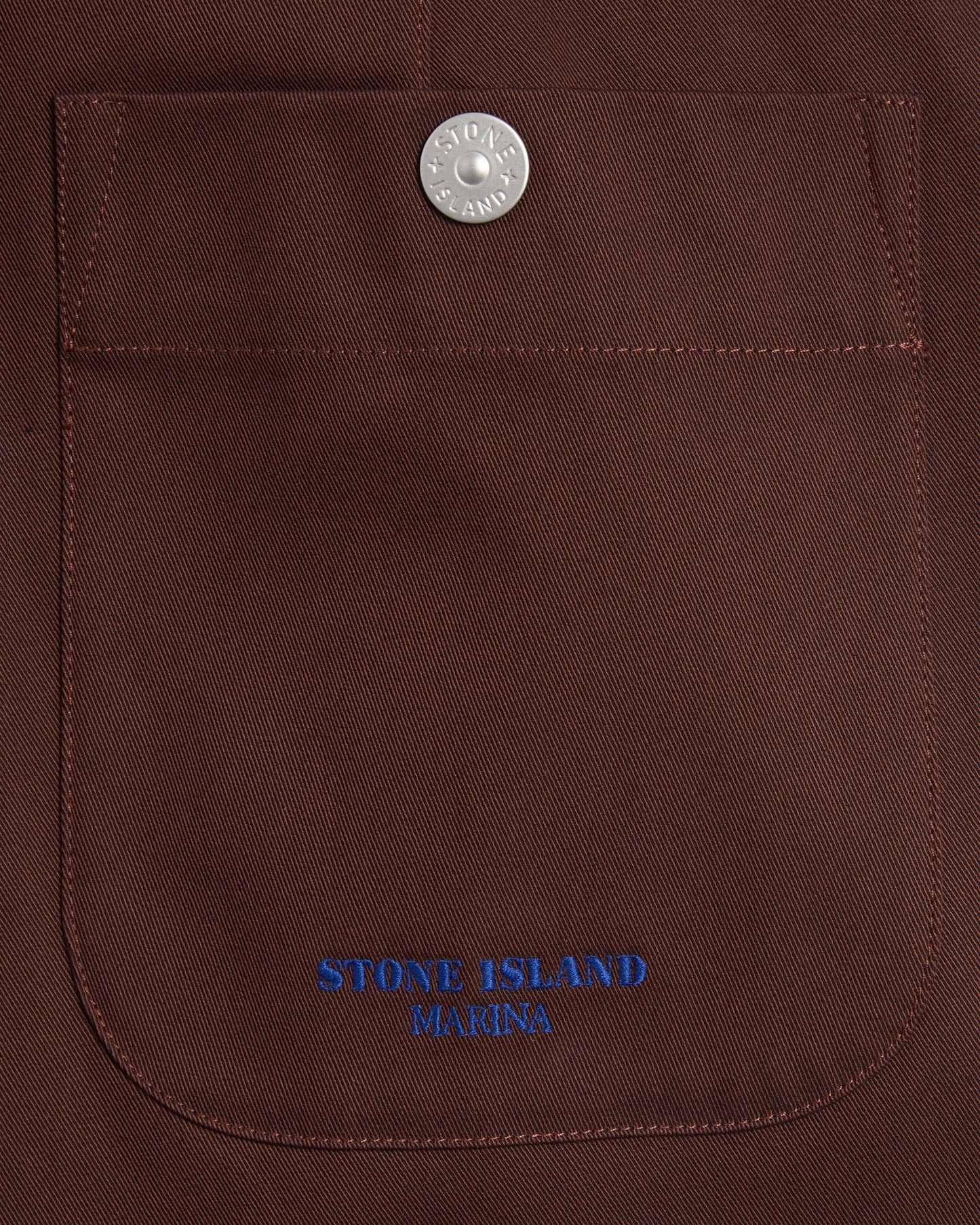 Pantalones chinos Stone Island Strech Gabardine Marina para hombre