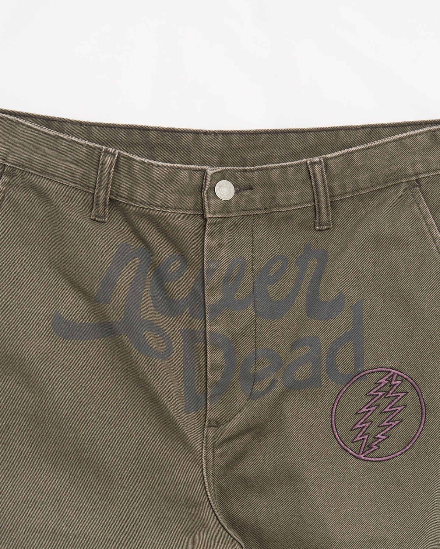 Pantalones thisisneverthat® thisisneverthat® x Grateful Dead Never Dead Men's Work Pants para hombre