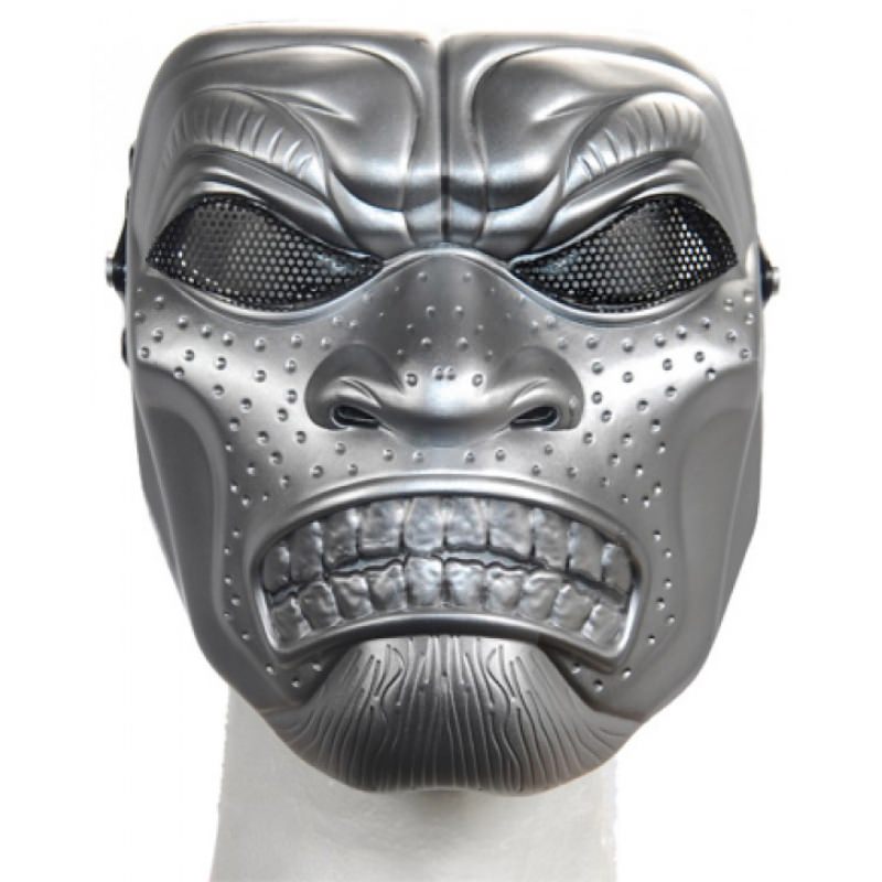 Persian Immortal Full Face Mesh Mask - Silver