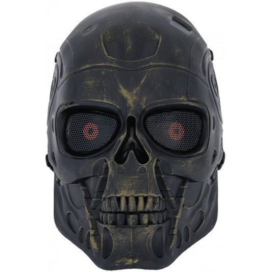 Terminator Full Face Airsoft Mesh Mask - Ancient Bronze