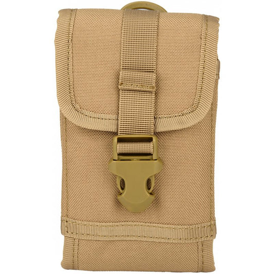 Tactical 1000D Nylon Safeguard MOLLE Mobile Phone Holster Tan