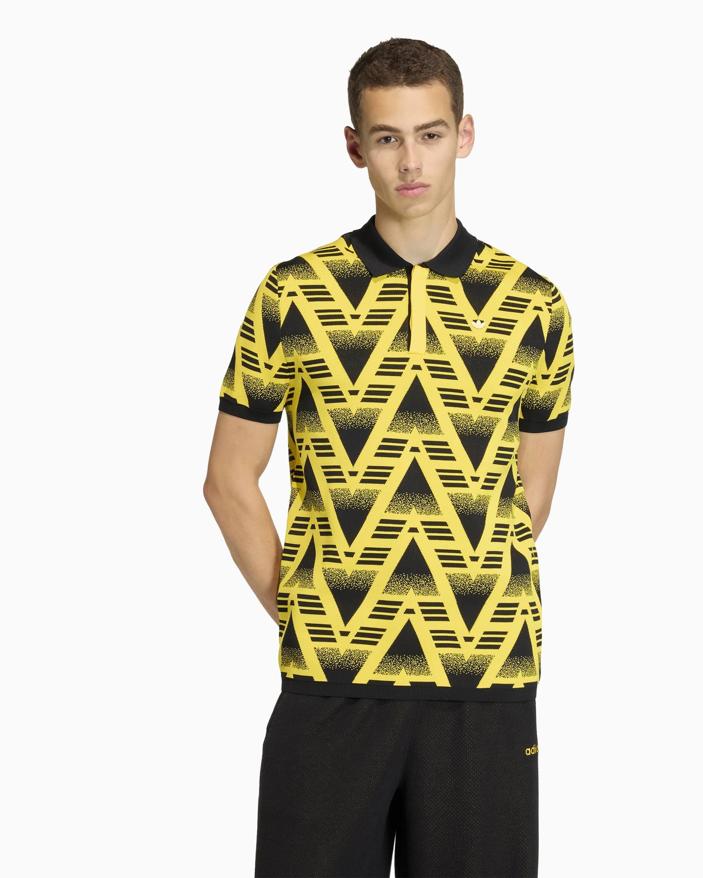 Polo adidas Originals Bruised Banana para hombre