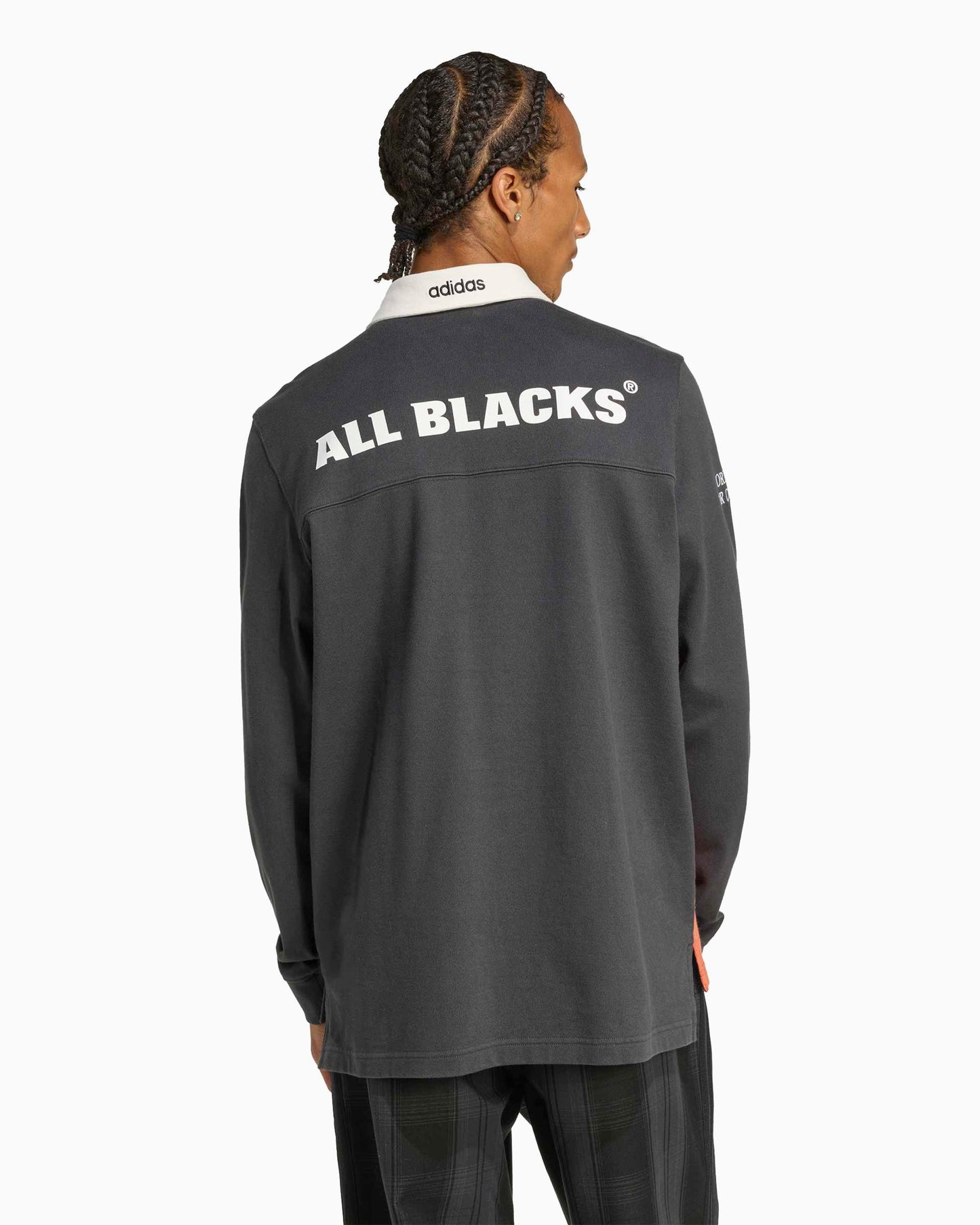 Polo con logo Relaxed adidas Originals x All Blacks Heritage para hombre